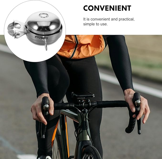 Healifty Vintage Bicycle Bell Metal Bike Handlebar Ring Bell for Mountain and Road Bikes for Adults and Cycling Accessories