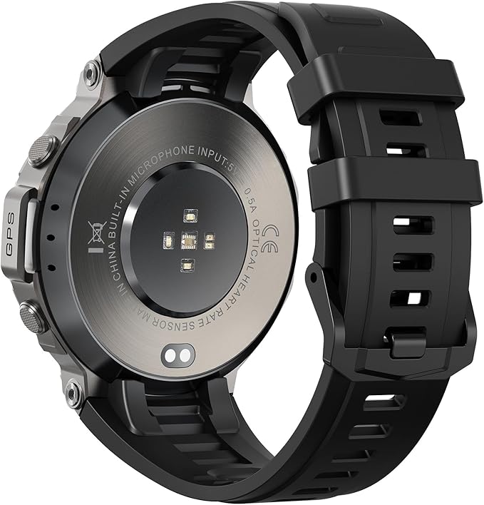 GPS Smart Watches for Men, Full Metal Body, 1.43" Display, 60 Days Battery, Answer/Make Call, Fitness Tracker with Heart Rate/SpO₂, 5ATM Waterproof, Compass/Altimeter SmartWatch for Android & iPhone.