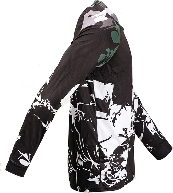 PSPORT Men's Motocross Jersey Long Sleeve Motocross Shirt Men Mountain Dirt Bike Jersey Downhill Riding Racing Clothing Tops