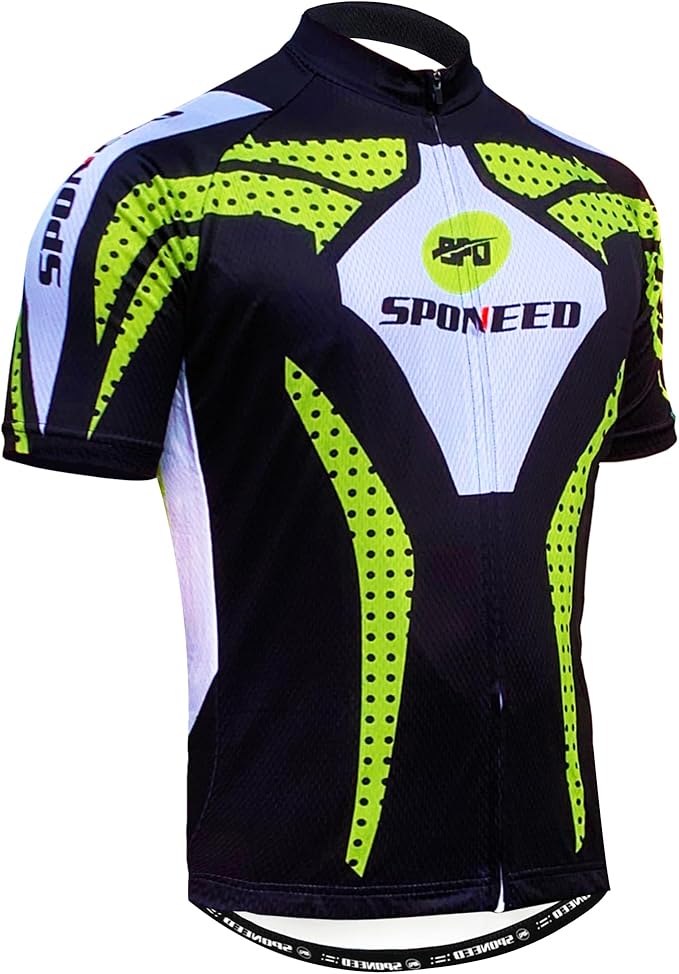 Men Bike Jersey Short Sleeve Road Cycling Shirts Biking Tops Moisture Wicking