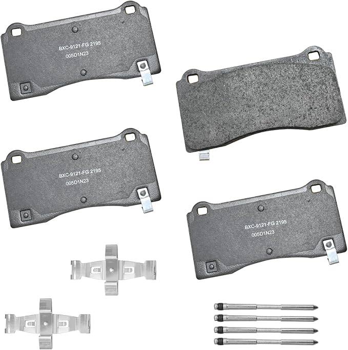 Bendix Premium SBC2195 Ceramic Front Brake Pads for Tesla 3 2023-2017, Y 2022-2021