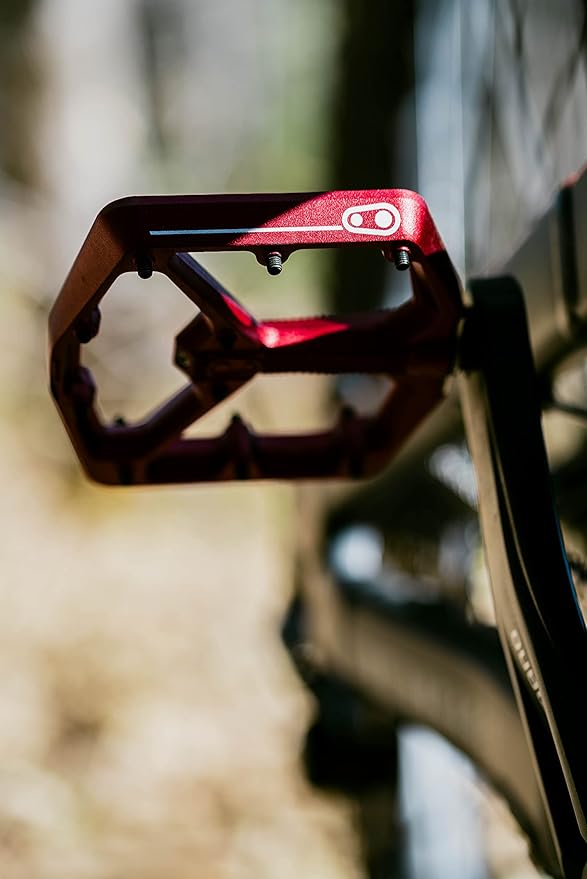 Crankbrothers Stamp Flat MTB Pedals - Size-Specific, Lightweight, Versatile, Durable Bike Pedals