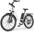 Electric Bike for Adults, Peak 1000W Ebike, 50Miles 21.7MPH UL 2849 Certified Commuter Bike, 26'' City Cruiser Bicycle with 48V Removable Battery, Rear Rack, Adjustable Stem, 7 Speed