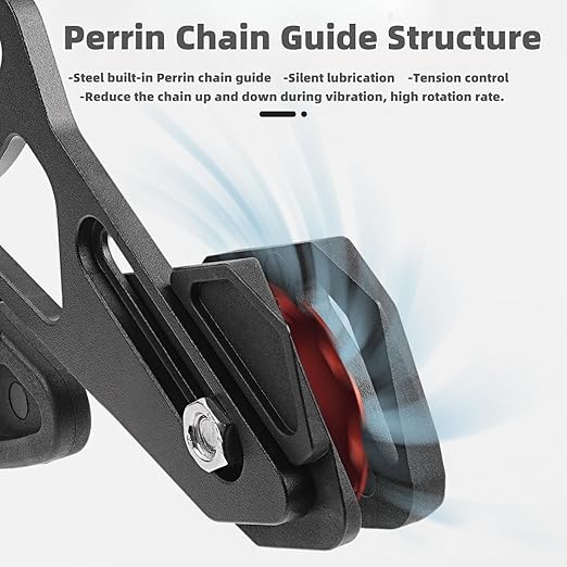 Mountain Bike Chain Guide Single Disc Bicycle Chain Container Compatible with 32T-38T Disc Rotor for MTB Mountain Bicycle