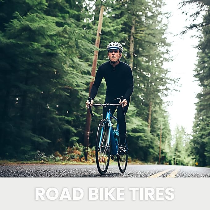 MOHEGIA Road Bike Replacement Tire: 700x25C/700x28C/700Cx35C Folding Bicycle Tire for On City Road Riding