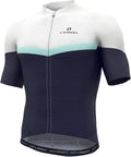 LAMEDA Men's Cycling Jersey Breathable Lightweight Short Sleeve Elastic Pro Road Bike Shirt Full Zip