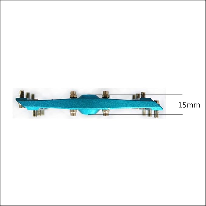 UFOR Platform Bike Pedals – Lightweight Anti-Slip MTB Pedals with Sealed Bearings & Traction Pins, Wide Flat Design for Mountain, BMX, Urban Cycling