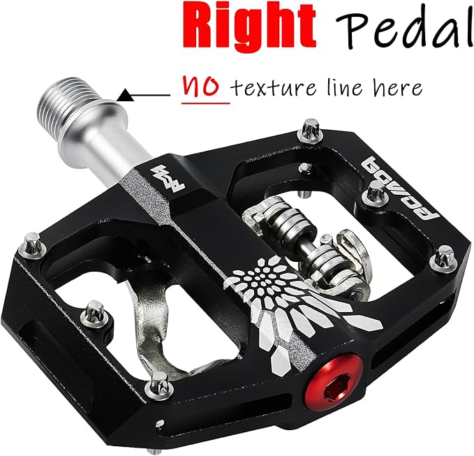 Bike Pedals 9/16" Lightweight Non-Slip Bicycle Platform Pedals - Fits Most Adult Bikes & Mountain Bikes &MTB, Road Bikes and Slip-Resistant Design