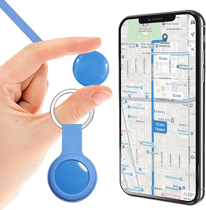 GPS Tracker for Vehicles,Cars,Kids & Pets,Real-Time Location Updates,No SIM Card No Subscription,Long Standby Waterproof GPS Tracking Device for Dogs, Elderly & Valuables (Android & iOS)