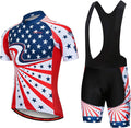 Hotlion Men's Cycling Jersey Set Summer Cycling Clothing Suit Pro Team Bike Clothes Road Biking Outfits Bicycle Kit for Men