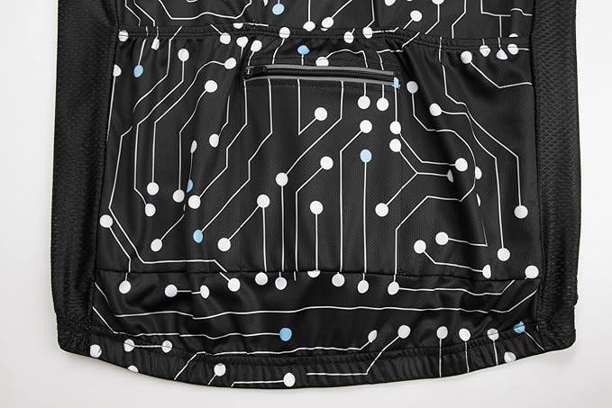Coconut Ropamo CR Mens Cycling Jersey Short Sleeve Road Bike Shirt with 3+1 Zipper Pockets Breathable Quick Dry