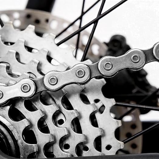 VERKSTAD 10 Speed Bike Chain, Bike Chain 1/2" x 11/128" 116 Links for Road Bike MTB Racing Cycling