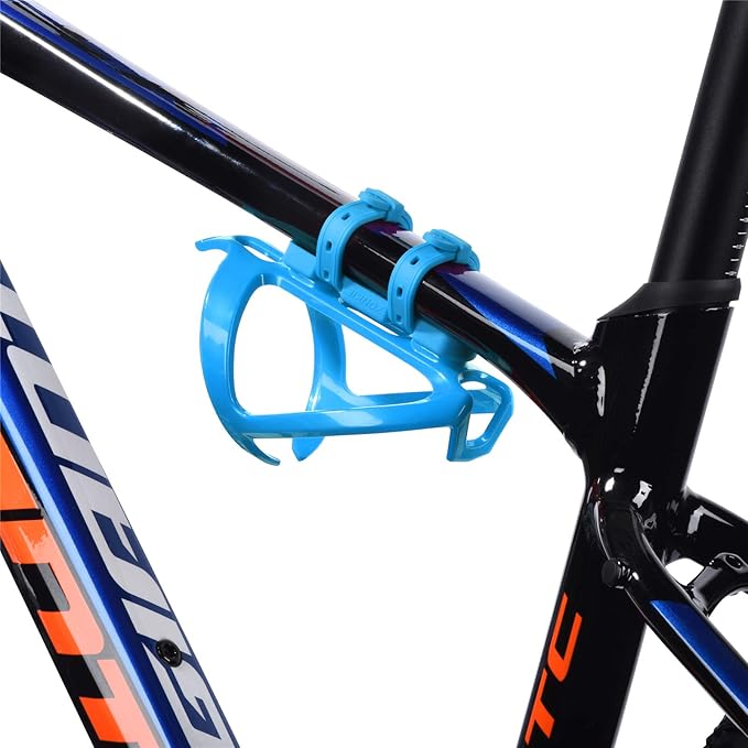 ZONKIE Bike Bottle Cage Mounting Base, Cup Mounting Base for Many Kinds Bikes, Fits Most Stroller Drink Holder, Silicone Material, Many Colors are Available.