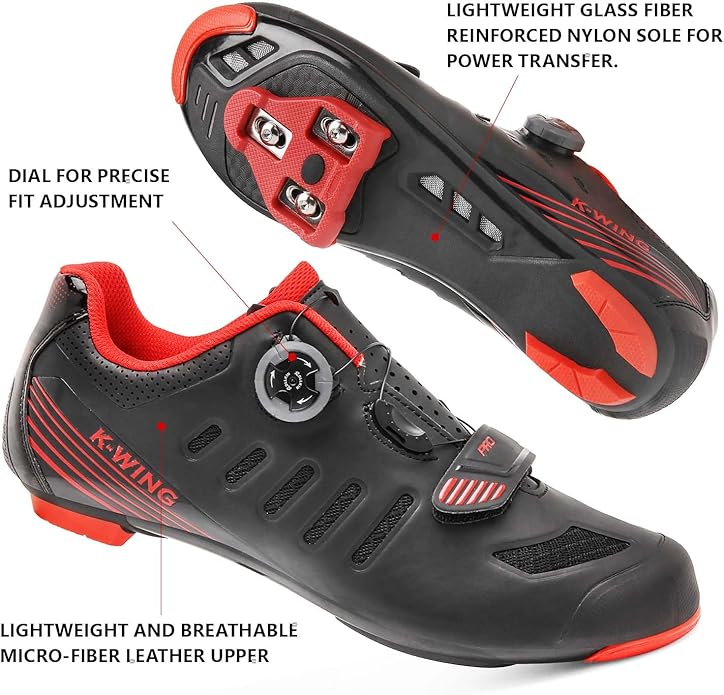 Unisex Cycling Shoes Compatible with pelaton Indoor Road Bike Shoes Mountain Bike Shoes for Men and Women Delta Cleats Clip Outdoor Pedal Bicycle Shoes MTB Shoes for Men