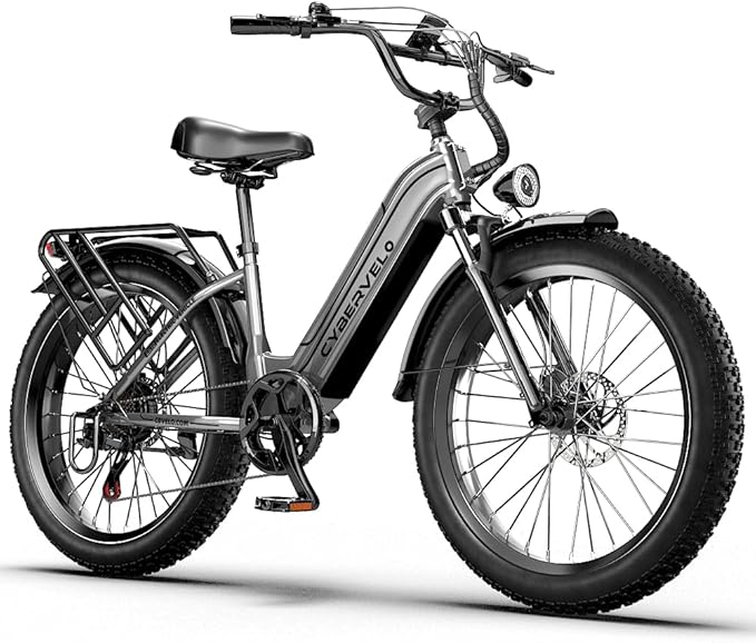 1000 Peak Electric Bike for Adults,up 80 Miles Removable Battery Ebike, 26" Electric E Bike with 7-Speed,Adult Electric Bicycles for Commute Beach Snow Womens/Man All Terrain
