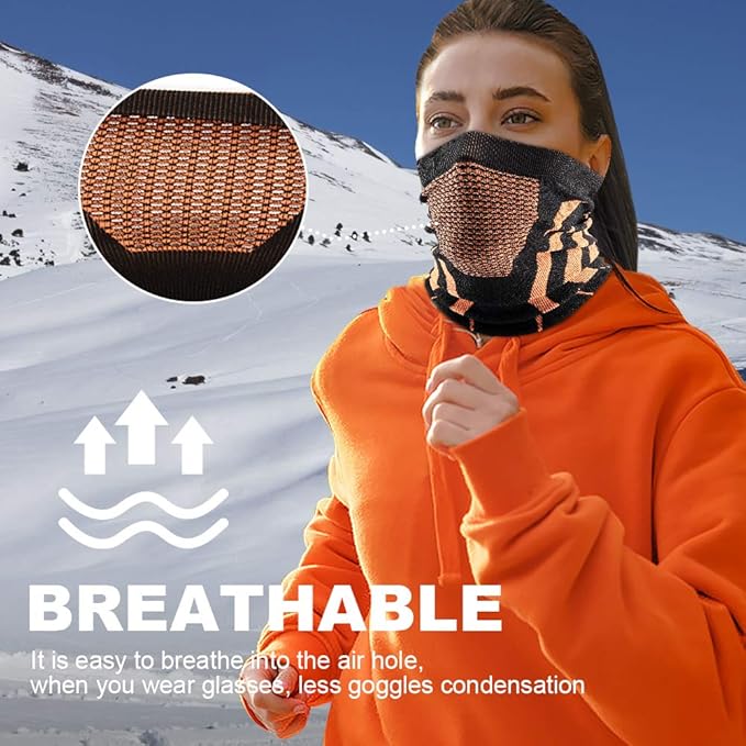 WTACTFUL Winter Neck Warmer Gaiter Windproof Face Mask Balaclava Bandana for Ski Snowboard