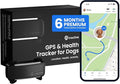 Tractive Smart Dog GPS Tracker with 6 Month Subscription | Live Pet Tracker with Virtual Fence | Vital Signs Monitoring of Heart & Respiratory Rate | Bark Monitoring | Dog Collar Attachment (Black)