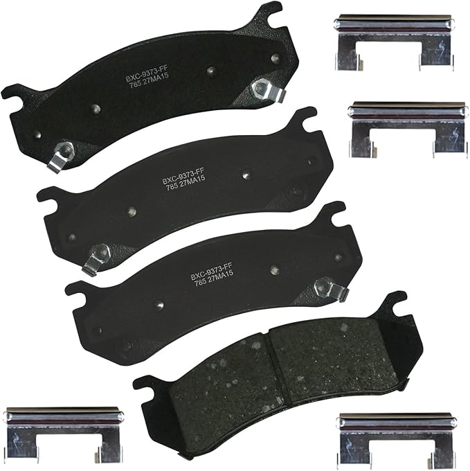 Bendix Premium SBC785 Brake Pads for Cadillac Escalade,ESV,EXT,Astro,Avalanche,Express,Silverado,Classic,HD,Sonora,Suburban,Tahoe,GMC Safari,Savana,Sierra,HD,Yukon,XL Hummer H2