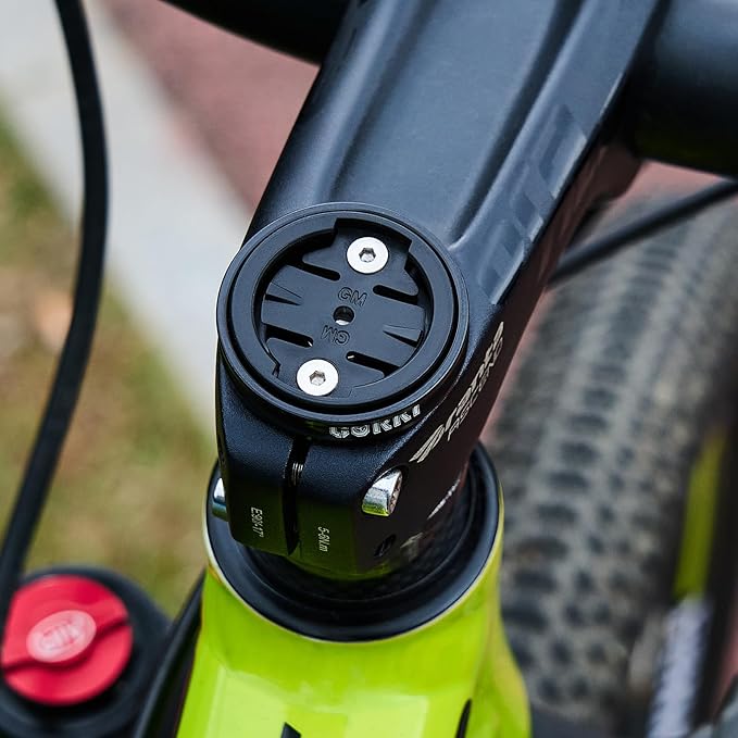 corki Cycles Out-Front Bike Edge Mount for Garmin Bike Computer 130 520 530 830 1030 & Sports Action Camera and Bike Lights，Compatible with GM Wahoo Bryton Cateye Bike Mount