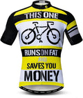 Men's Cycling Jerseys Tops Biking Shirts Short Sleeve Full Zipper Bike Clothing