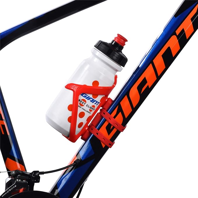 ZONKIE Bike Bottle Cage Mounting Base, Cup Mounting Base for Many Kinds Bikes, Fits Most Stroller Drink Holder, Silicone Material, Many Colors are Available.