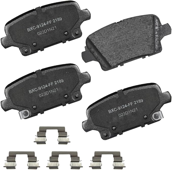 Bendix Premium SBC2189 Ceramic Rear Brake Pads for Buick Envision 2022-2021, Regal Sportback 2019-2018, Cadillac XT4 2023-2019