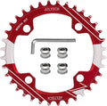 104 BCD Bike Chainring: 32T 34T 36T 38T Round Narrow Wide Chainring, Single Chain Ring for 8 9 10 11 12 Speed Mountain Bike MTB XC Trail e-Bike Fat Bicycle