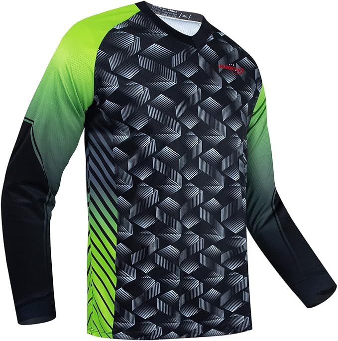 Cycling Jersey Long Sleeve Men's Mountain Bike Motocross Jersey Long Sleeve MTB T-Shirt