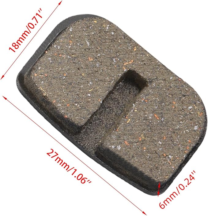 KAMIER Mini Bike Disc Brake Pads for 79cc 97cc 100cc 105cc 2.8hp Coleman CT100U CC100X Baja Doodle Bug DB30 Monster Moto MMB80 MMB105 Motovox MBX10 49cc 50cc SYX Moto Holeshot Mototec Dirt Bike Parts