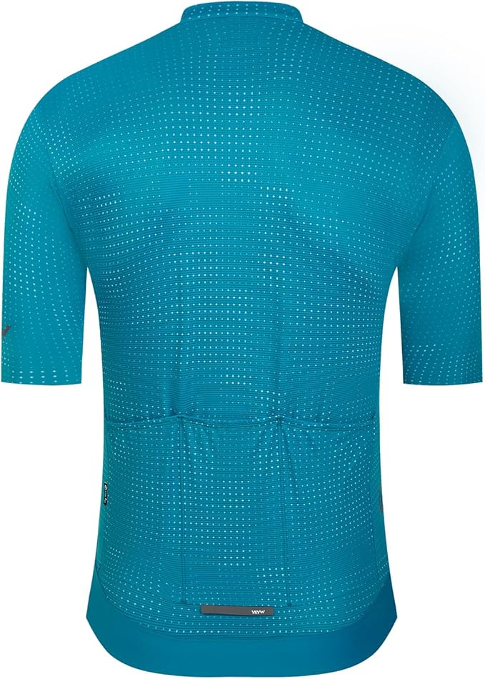YKYWBIKE Cycling Jersey Men with Pockets Bike Jersey Short Sleeve Biking Shirts for Men Cycling Breathable MTB Biker Shirts