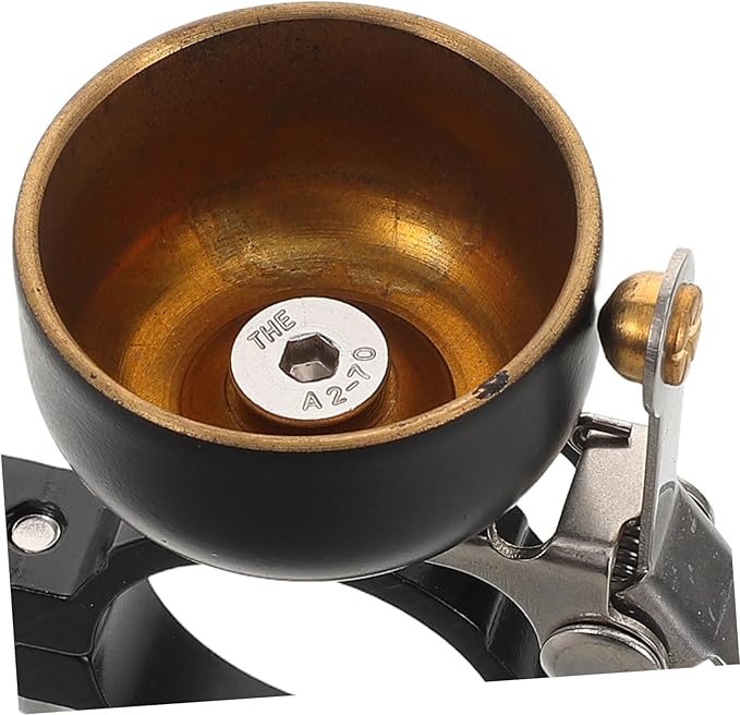 Kisangel Vintage Bicycle Bell Loud Warning Sound Bike Ring for Road Mountain Bikes and Scooters Easy Installation Durable Design Retro Appeal