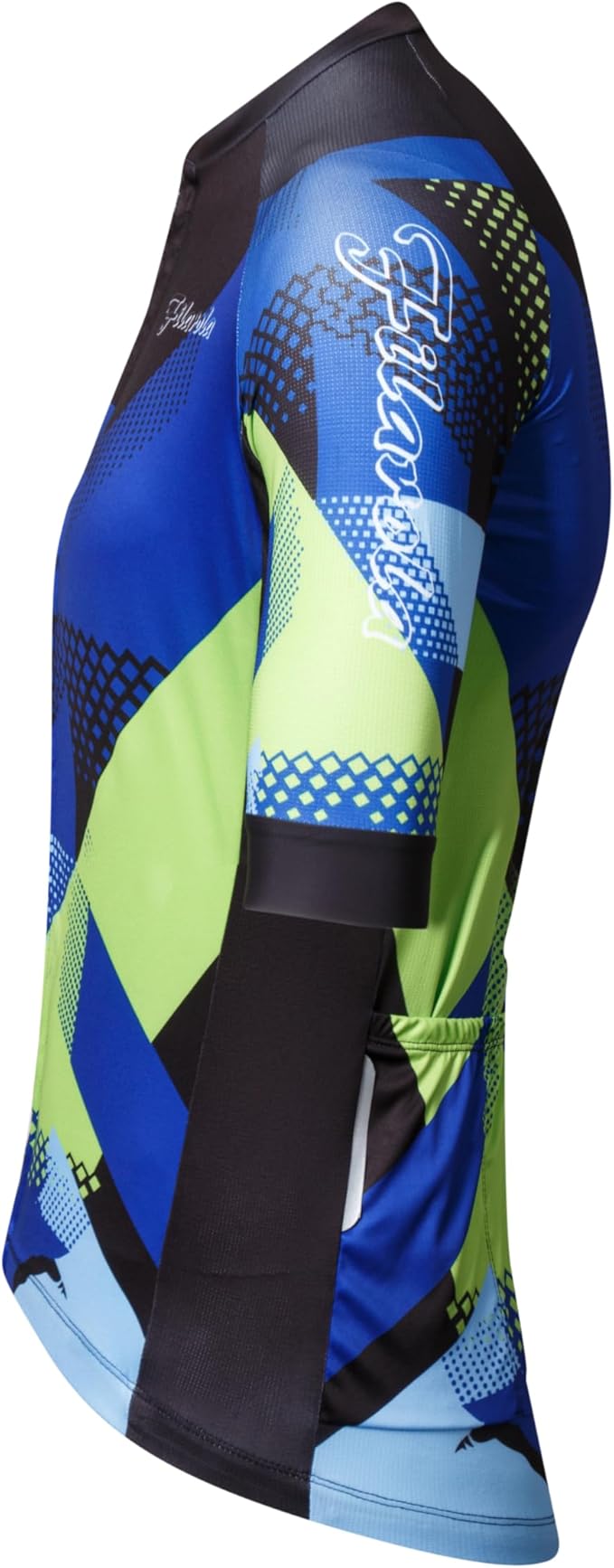 Men’s Cycling Jersey Short Sleeve, Breathable Quick-Dry Mountain Bike Shirt with Zipper for Road Cycling MTB Riding