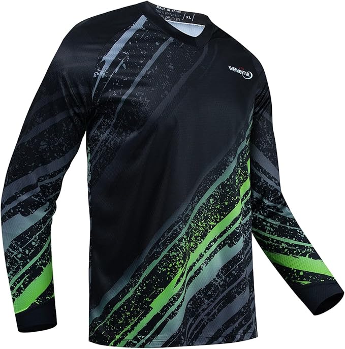 Cycling Jersey Long Sleeve Men's Mountain Bike Motocross Jersey Long Sleeve MTB T-Shirt
