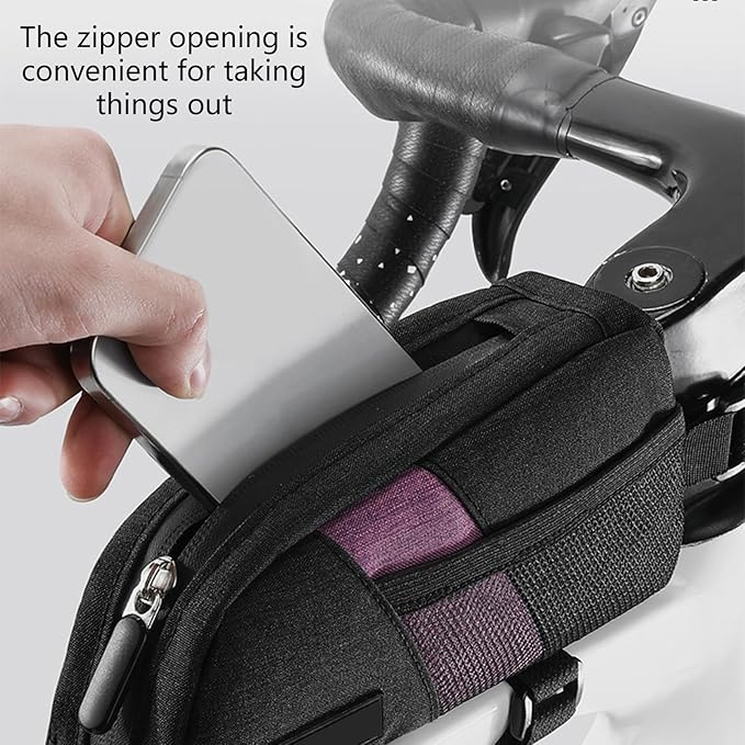 Large Capacity Bikes Front Frame Bag Light Weight Bike Storage Pouches Cyclings Saddles Top Tube Bags Bicycles Frame