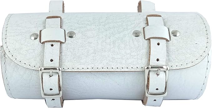 HERTE Bicycle Leather Bag Saddle Bike seat Handle bar Tool Pouch Women Green Blue White Color Buffalo Hide