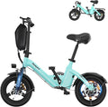 Bodywel Electric Bike for Adults, 14" Mini Foldable Ebike, 750W Peak Motor, 36V 10Ah Battery, 20 MPH, 18-25 Miles Range, City Commuter
