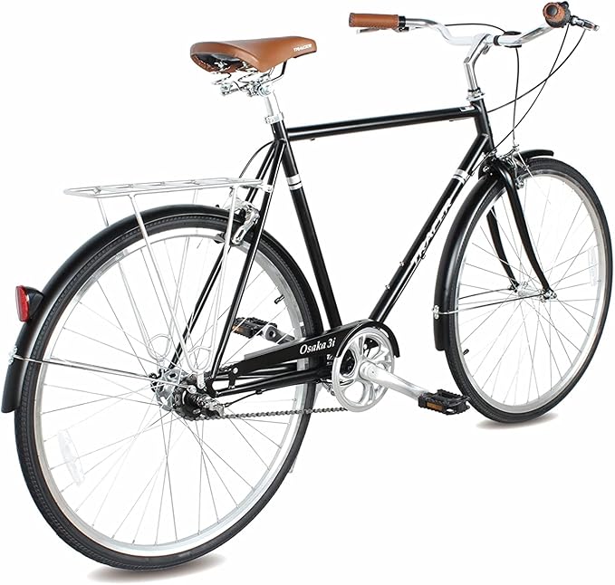 Tracer Osaka Hybrid Bikes for Women/Men,Steel Frame, 7-Speed/Inter-3 Speed, 700c Wheels,City Bike,Comfort Bike,Commuter Bike,Womens Bike Multiple Color