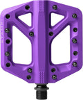 Crankbrothers Stamp Flat MTB Pedals - Size-Specific, Lightweight, Versatile, Durable Bike Pedals