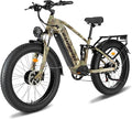 8000w Electric Bike for Adults, 60V 32Ah Battery Ebike, Fat Tire & Long Range Electric Bicycles, 210Nm Mountain Bike Full Suspension, Hydraulic Brake Electric Bicycle