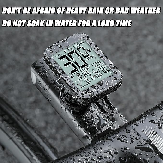 Bike Computer for Trek Domane AL 5 Gen 3 2023, Water-Resistant Wireless GPS Bike Computer Auto Backlight Cycling Computer with Speedometer, Odometer for Road Bike, MTB