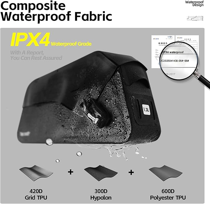 Rhinowalk Bike Frame Bag Bicycle Triangle Bag Waterproof Under Top Tube Bag Front Storage Pouch Bikepacking