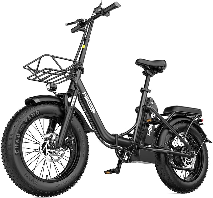 Folding Electric Bicycle for Adults - 750W High Power Motor, 16"/20" Fat Tire E-Bike, Long Range 48V 13AH/25Ah Battery, LCD Screen, Disc Brakes, Adjustable Seat & Handlebar