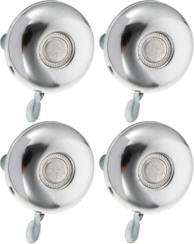 GANAZONO 4pcs Vintage Bike Bells 58mm Retro Bike Horns Metal Ring Bells Set for Cycling Accessories