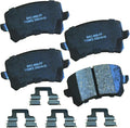 Bendix Premium SBC1108K2 Ceramic Rear Brake Pads for Select Models Volkswagen Bora, CC, Eos, Golf, Golf City, R, GTI, Jetta, Passat, Passat R32, Rabbit, Tiguan, Tiguan Limited