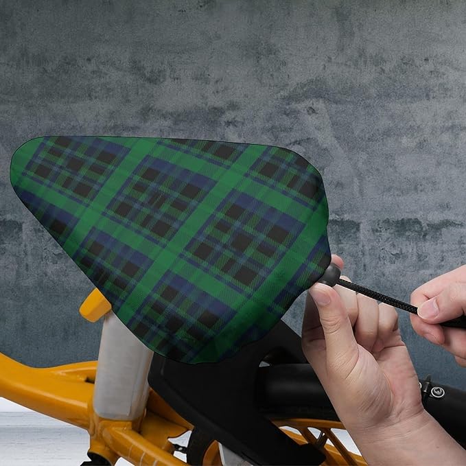 Adjustable Exercise Bike Seat Cover, Soft Cushion Indoor Outdoor Dust Resistant Protection