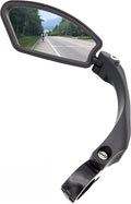Hafny Stainless Steel Lens Handlebar Bike Mirror, Safe Rearview Mirror for Bicycle