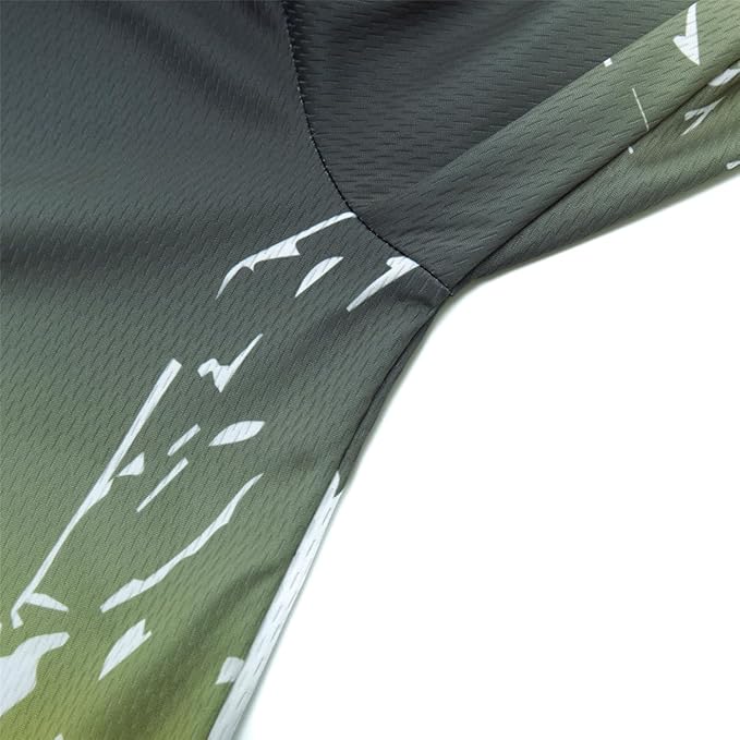 Men's Mountain Bike Jersey Long Sleeve MTB Off-Road Motocross Jersey Quick Dry Downhill&Motocross Shirts