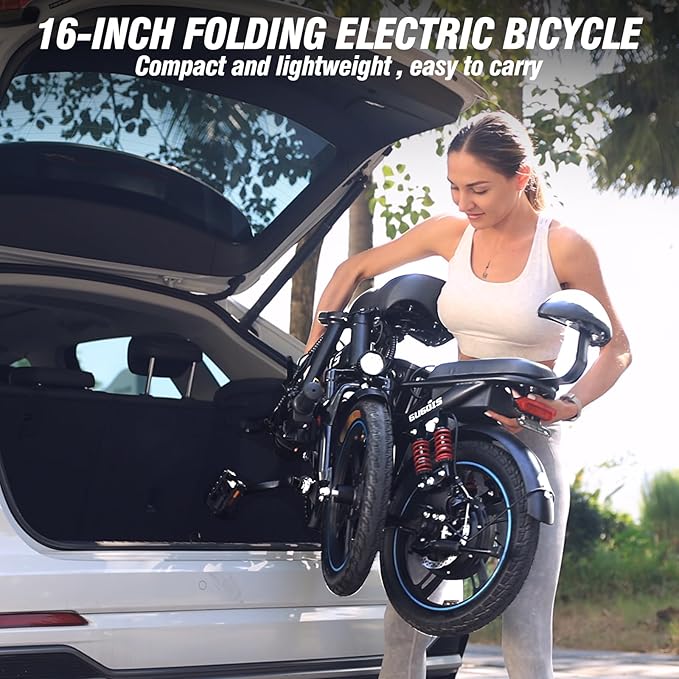 Electric Bike for Adults,750/1000W Motor E-Bike,28/30 MPH,748.8/960 Wh Removable Battery,25-45Miles,16/20in Commuter Ebikes,Full Suspension Electric Bicycles for Adults -2 Seater