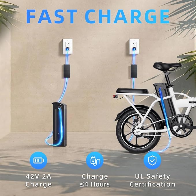 WINDHORSE 16"/ 20" Folding Electric Bike for Adults, 630W/ 983W Peak Electric Bicycle, 20MPH, 20-35/40-70 Miles Range, 288Wh/ 748.8Wh Removable Battery, UL Certified Commuter Ebike
