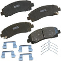 Bendix Premium SBC1584 Ceramic Front Brake Pads for Acura TL 2014-2009, TLX 2020-2015, Honda Ridgeline 2014-2006